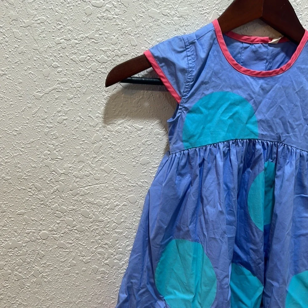 Matilda Jane pink & blue girls dress size 4 GUC